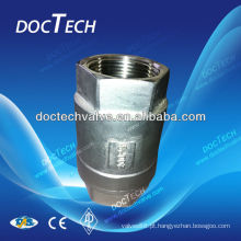 DN15 1/2" tipo de mola 1000WOG CF8 uma válvula, aço inoxidável válvula China distribuidor de verificação